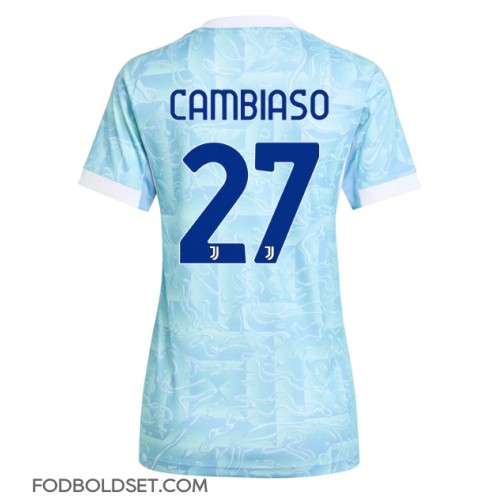 Juventus Andrea Cambiaso #27 Udebanetrøje Dame 2025-26 Kortærmet